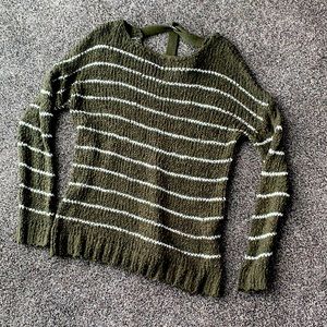 Forest green knit sweater